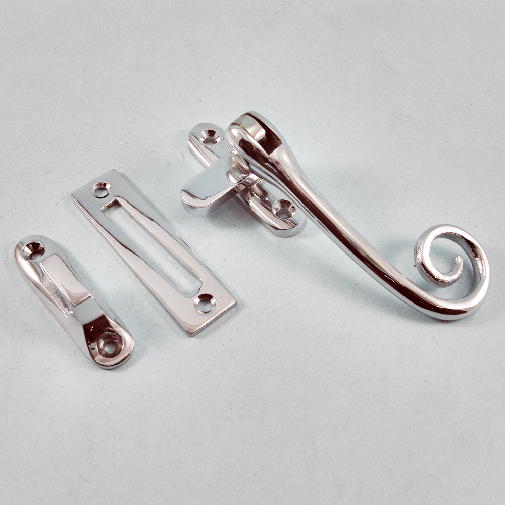 THD086/CP • Polished Chrome • Curly Tail Casement Fastener